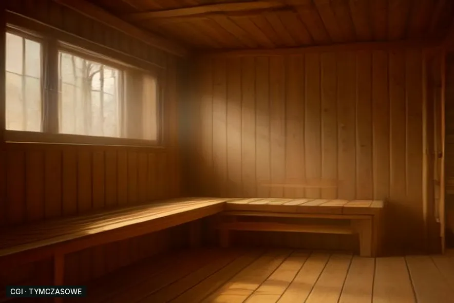 Wizualizacja tymczasowa: sauna
